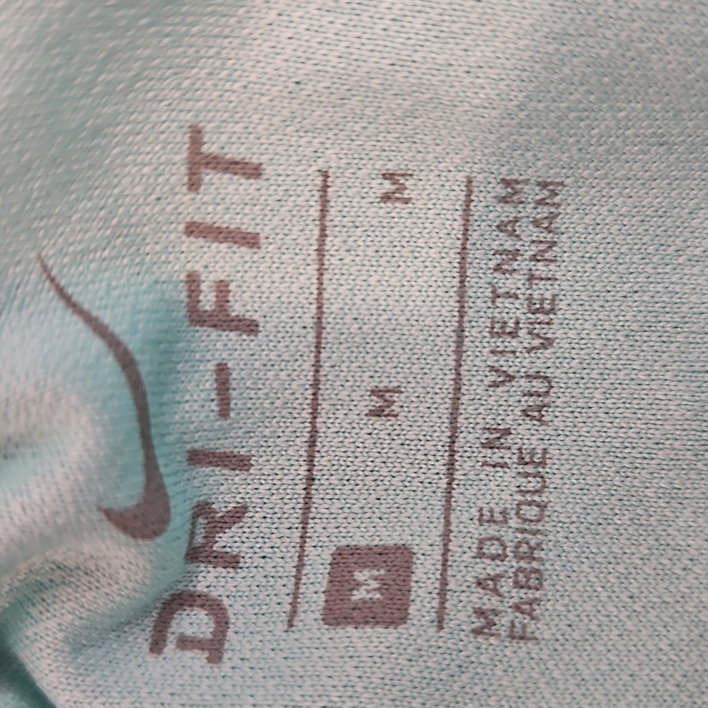 Women’s Nike Short Light  Blue/Green Running  Mefium - Picture 3 of 8